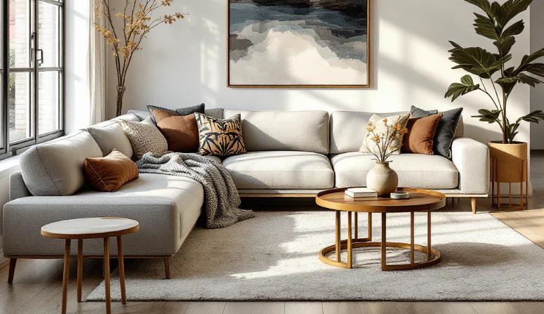 Cozy living room configuration